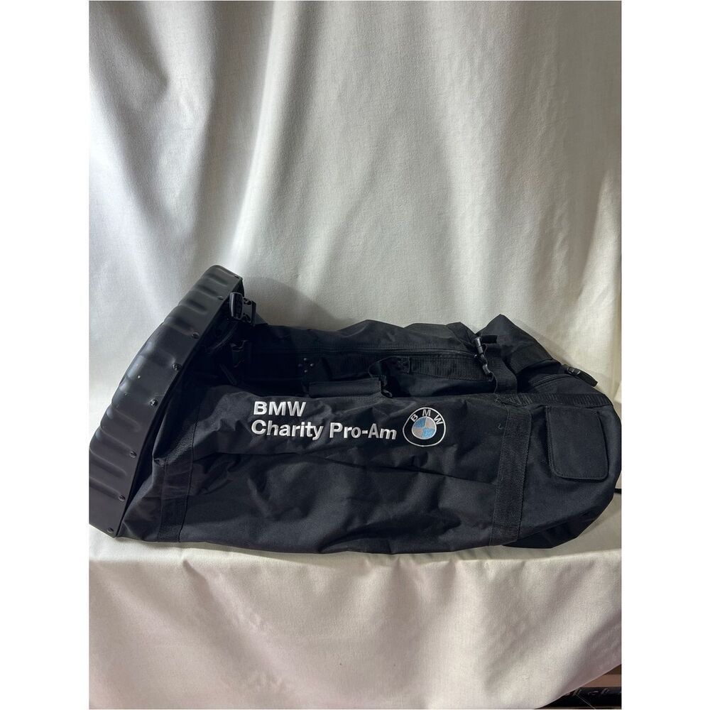 BMW Black Duffel Travel Bag with Logo